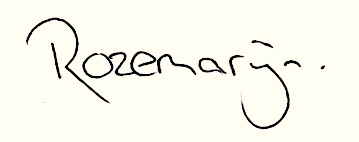 naam rozemarijn handtekening handschrift